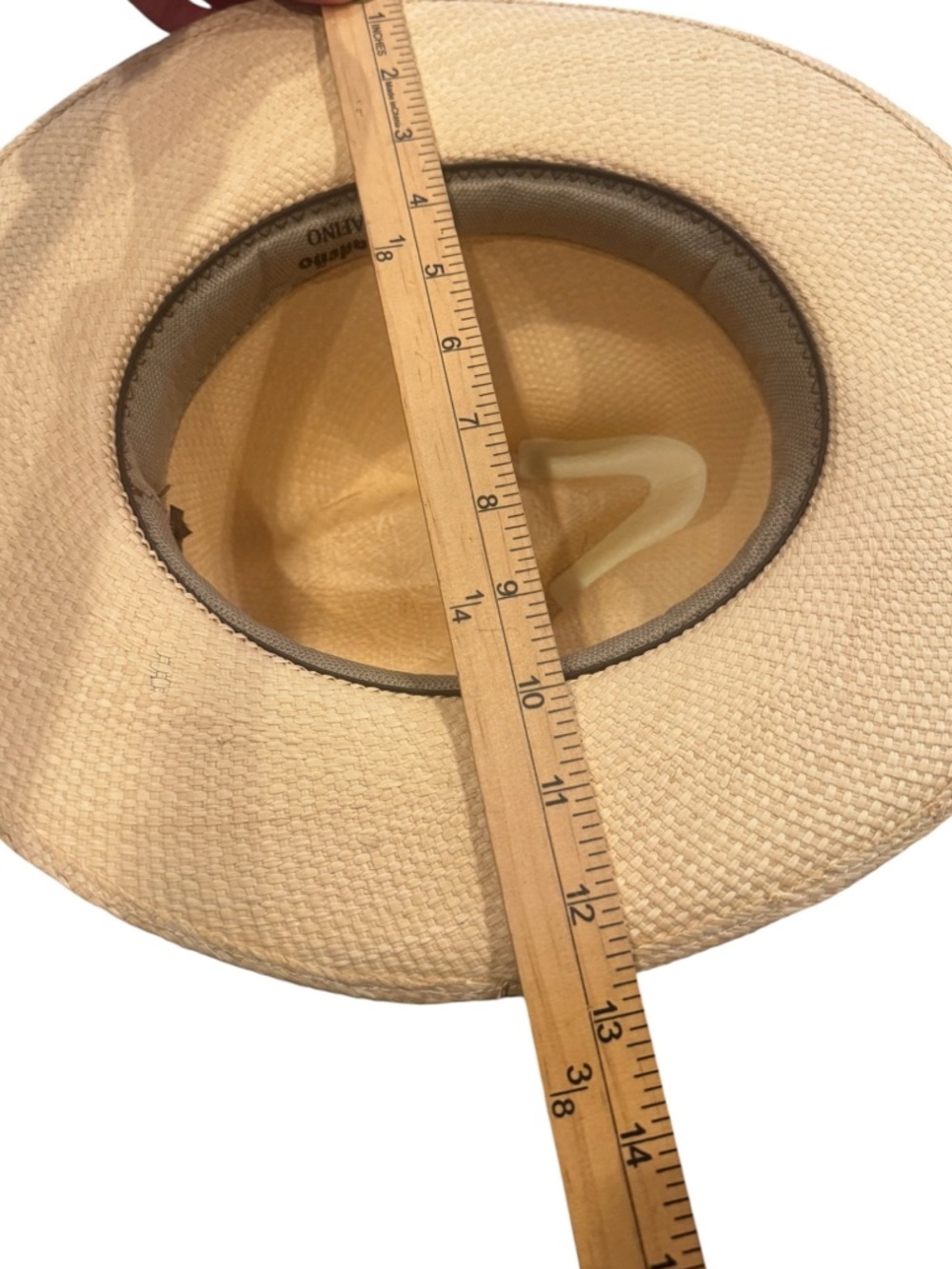 Hannia Char Cala Flower Hat – Bold Red Calla Lily Toquilla Straw Panama - Picture 5 of 9